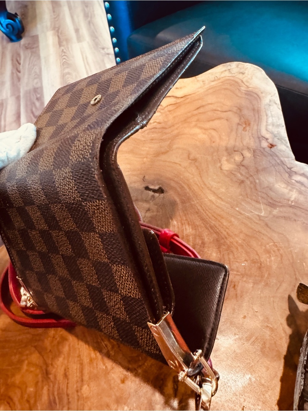 Just in 🔥 Louis Vuitton Damier Porte Tresor Etui Papiers Trifold Wallet - Picture 9 of 15